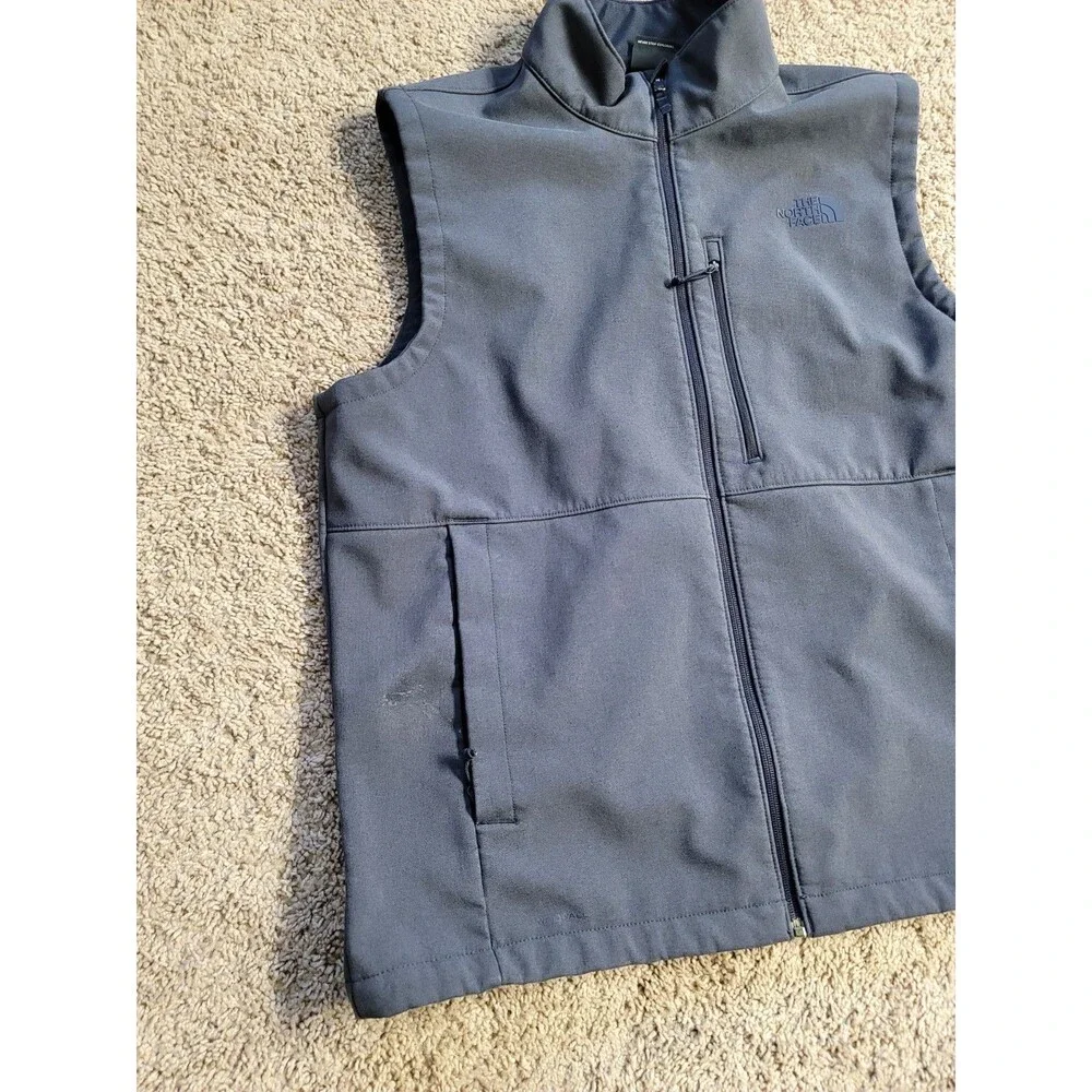The North Face Apex Bionic Softshell Vest Mens XL Blue Windproof Windwall Jacket
